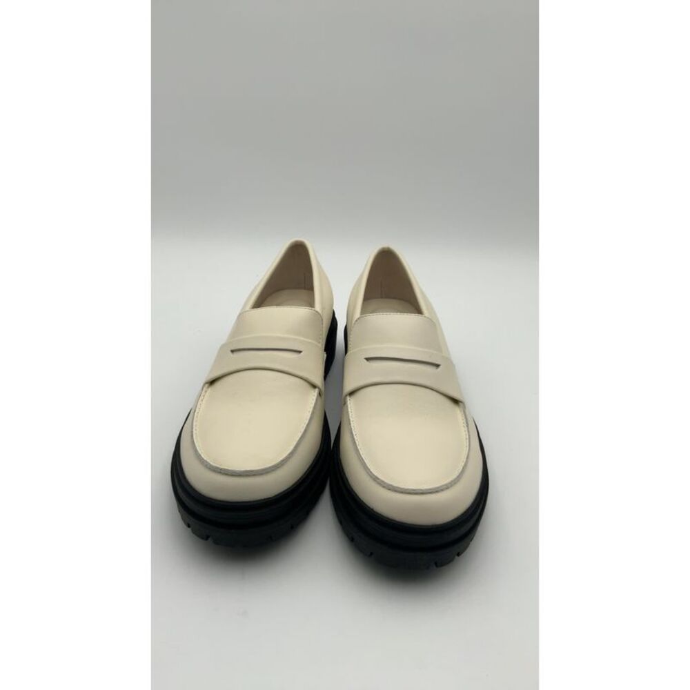Quince Cream and Black Women's Loafers